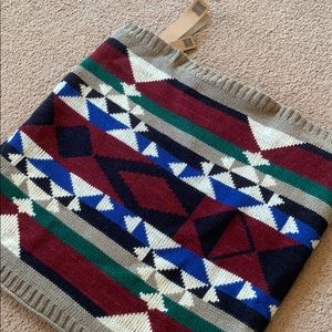 NET- Sherpa lined infinity scarf